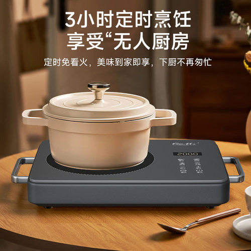 厨用电磁炉家用多档控调节火锅省电爆炒匀火加热炒菜不挑锅电陶炉 - 图0