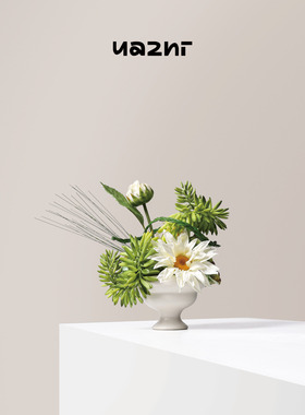简约清新陶瓷花器仿真花艺摆件
