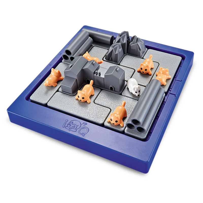 米卡儿猫抓捉老鼠开心农场汽车华容道益智桌面游戏逻辑益智玩具 - 图3