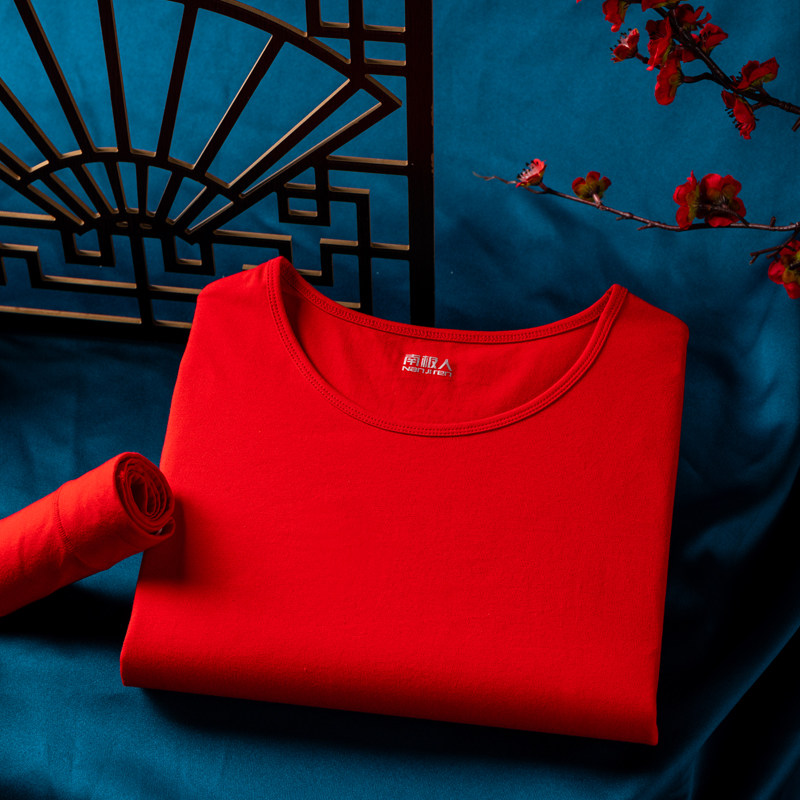 南极人本命年保暖内衣套装加绒秋衣 南极人优舒保暖套装