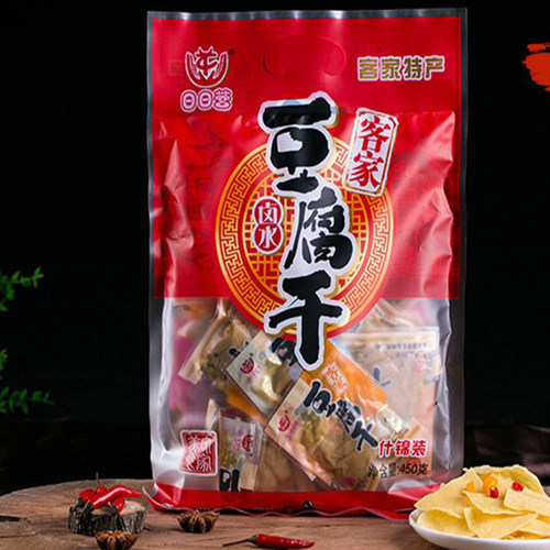 客家长汀日日营卤水豆腐干肉汁麻辣五香味福建特产小独立包装零食 - 图3