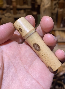15-68mm梅鹿竹带节堵头手把件，一物一链接，拍了下架，远山工