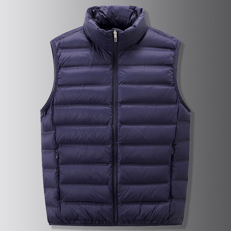 秋冬季轻薄款羽绒马甲加肥加大号男士羽绒服肥佬胖子内搭坎肩背心,淘宝优惠券,粉丝福利购,淘宝优惠卷