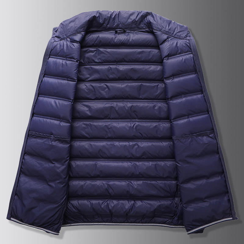 秋冬季轻薄款羽绒马甲加肥加大号男士羽绒服肥佬胖子内搭坎肩背心,淘宝优惠券,粉丝福利购,淘宝优惠卷