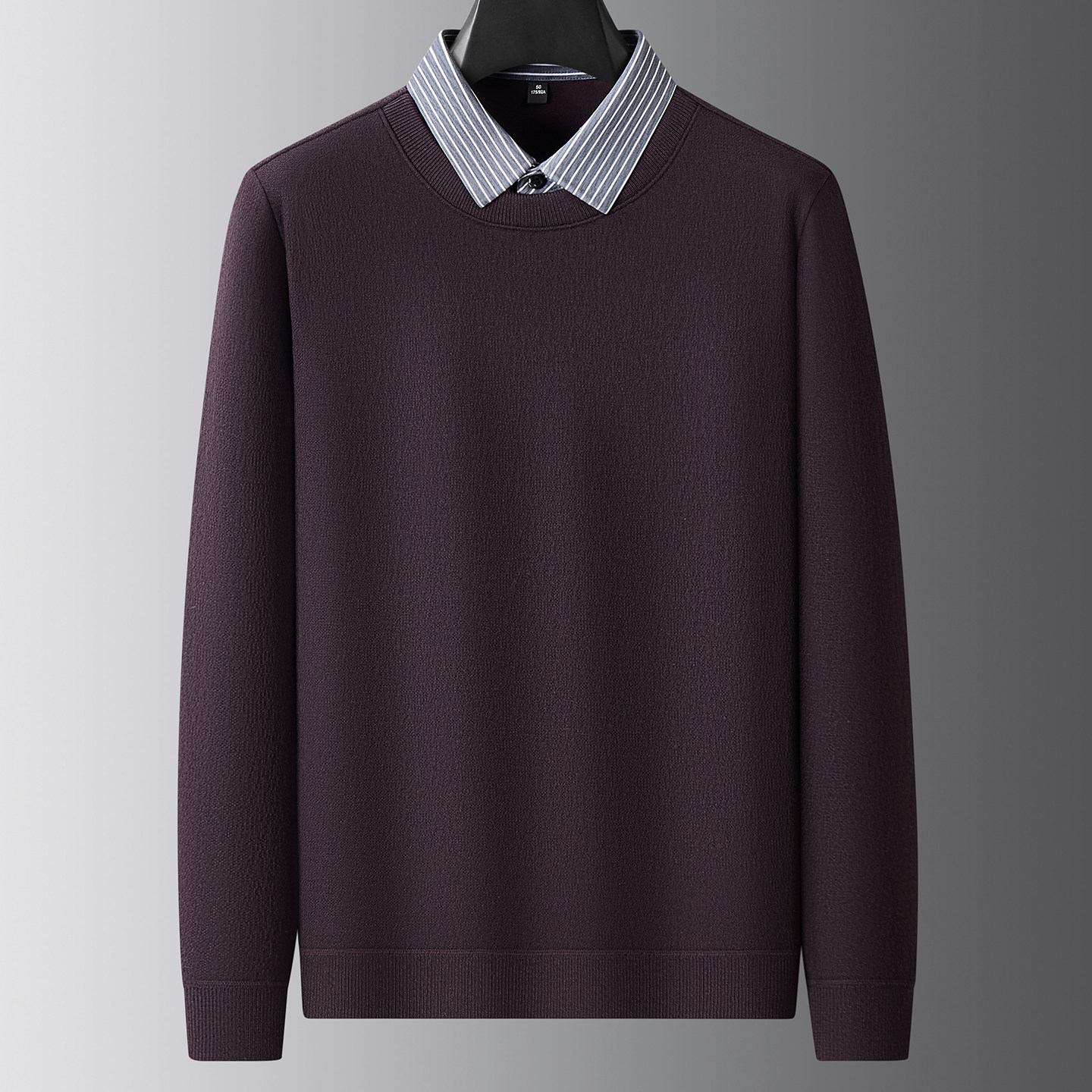 宝盾狼秋冬装加大码男士针织毛衫加厚加绒保暖假二件衬衫领毛线衣,淘宝优惠券,粉丝福利购,淘宝优惠卷