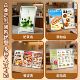 Menu display sign stainless steel A4 table card triple table sign