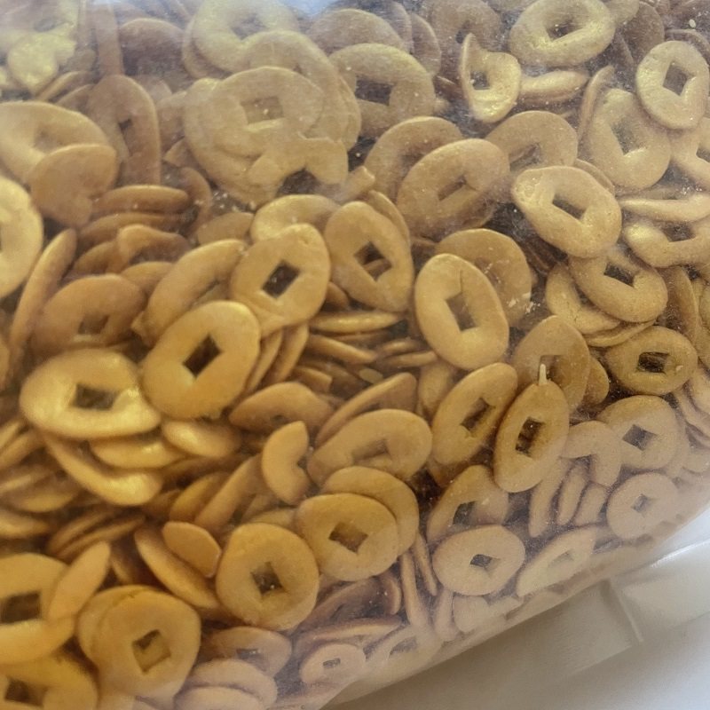 新年压片元宝500g袋装饰糖珠烘焙蛋糕棒棒糖奶油裱花半圆切片铜钱,淘宝优惠券,粉丝福利购,淘宝优惠卷