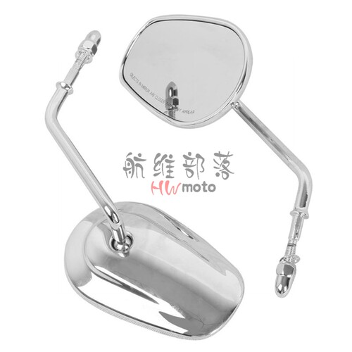 适用哈雷XL883 XL1200 X48硬汉戴娜 威路德 出口品质后视镜反光镜 - 图2