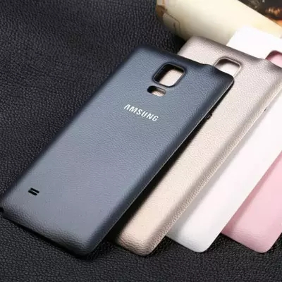 适用三星Note4原装后盖N9108V手机壳N9106 N9109W电池盖Note3后盖-图1