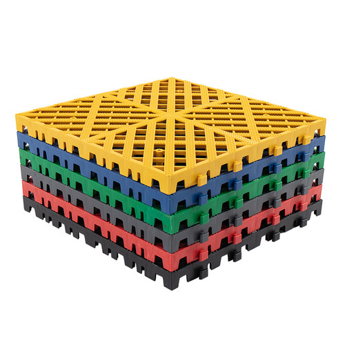 3公分洗车房汽车美容店塑料拼接格栅洗车场地漏排水网格防滑垫 - 图3