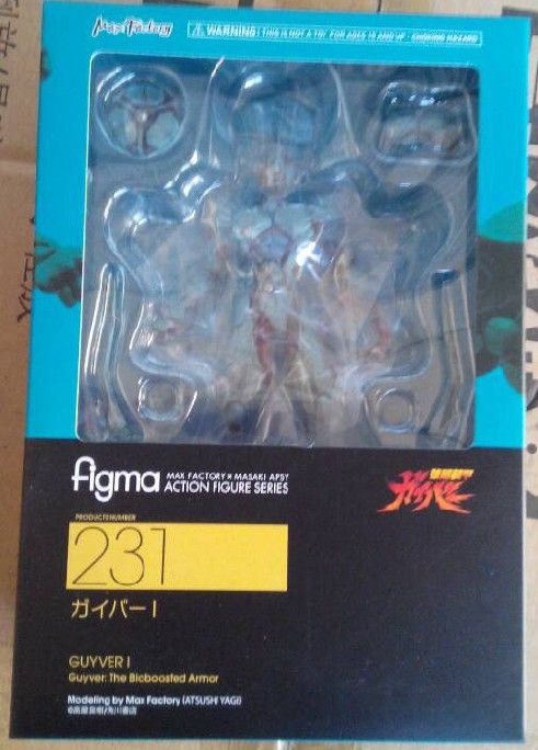 Cc手办坊MF figma 231 强殖装甲 凯普 1号机 Guyver 现货 - 图0