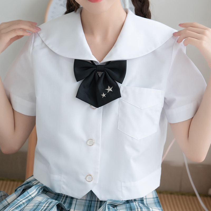 【梗豆物语】7色札幌无本简约好搭配JK制服夏服水手服