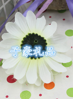 仿真西洋菊 菊花 绢花 假花 DIY发夹 头饰衣服帽子装饰花6.5CM