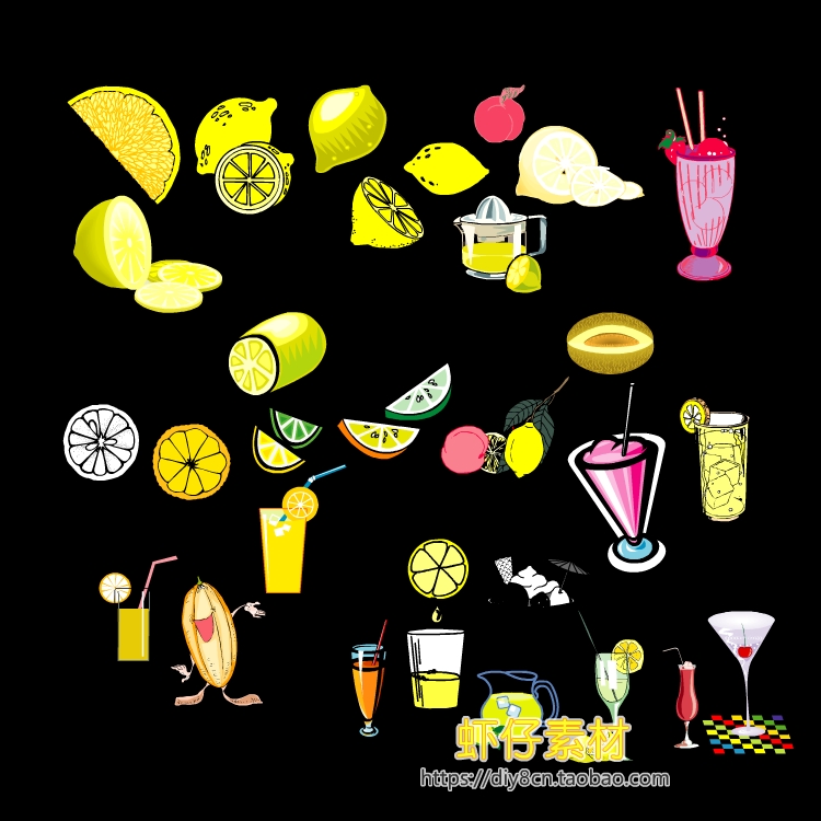 an/flash食物酒冰淇淋肉火锅面包薯条矢量道具素材源文件动画素材 - 图0
