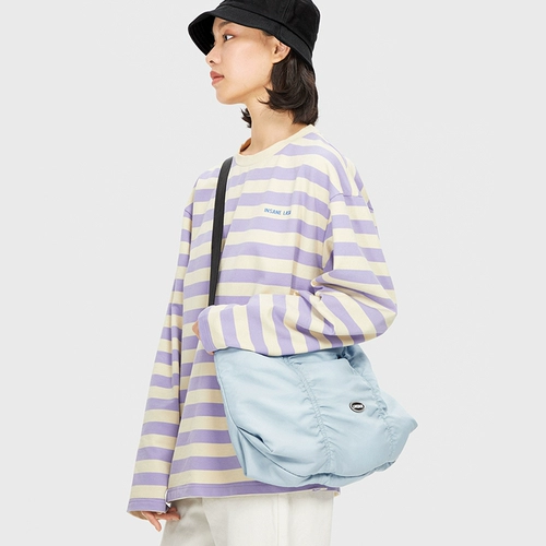 Вместительная и большая японская универсальная демисезонная сумка через плечо для отдыха, подходит для студента