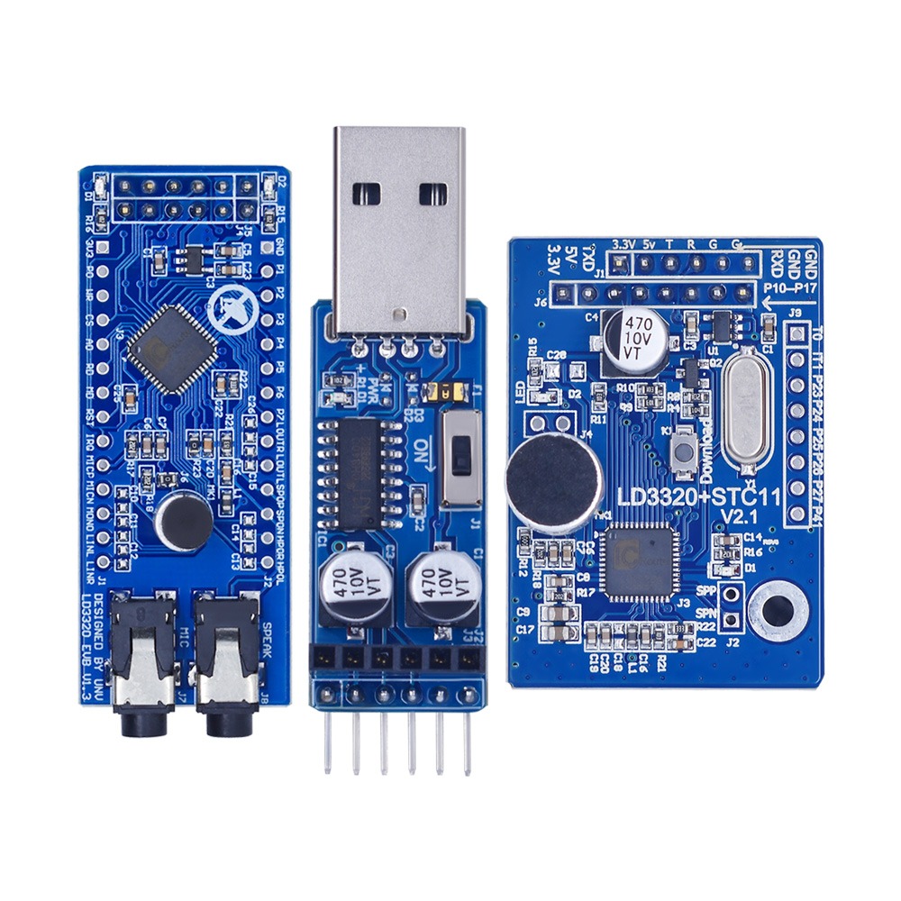 LD3320A语音识别模块 STM32 STC51单片机智能家居声音控制