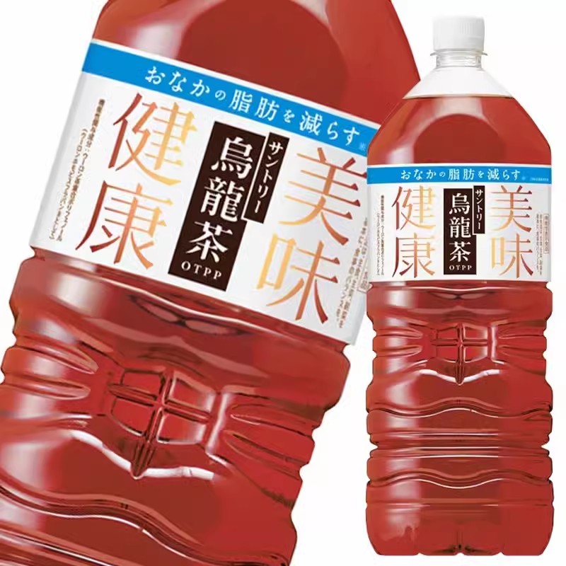 日本原装SUNTORY/三得利乌龙茶无糖茶饮料0糖0脂饮料2000L大瓶装 - 图2