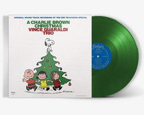 Spot Charlie Browns Christmas A Charlie Brown Christmas Black Gel Record LP Green Glue