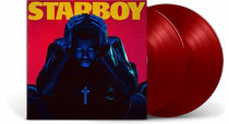 Spot Wieken The Weeknd Starboy 12 inch black gum record singing disc red glue 2LP