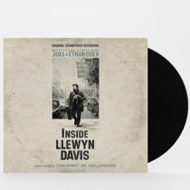 Spot Inside Llewyn Davis Drunk folk movie soundtrack 500 mile black gum record LP