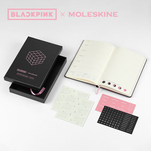 Moleskine x BLACKPINK联名款笔记本2026新款精美手帐周记本子A5 - 图1