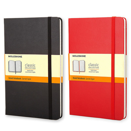 Moleskine笔记本子经典简约记事商务会议记录B5硬面A5随身A6办公 - 图2