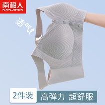 South Pole Mothers underwear Female Summer Thin Front Button Bra Middle-aged elderly No marks No steel ring Vest Style Bra