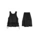 Niche handmade rose suit skirt skirt vest