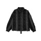 Lu and Shanyu gray plaid matte shirt