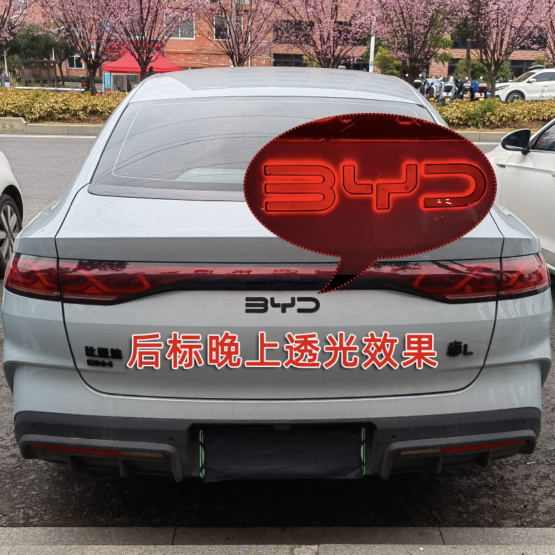 秦L车标黑化贴车标改装黑色前标后尾标字母车头标装饰贴熏黑外观,淘宝优惠券,粉丝福利购,淘宝优惠卷