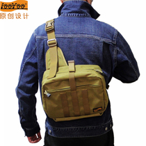 Road Tours A13 Military Memes Tactical Single Shoulder Bag Chest Bag Handbag Handbag Handbag Multifunction Outdoor Pack 1050D Nylon Fabric