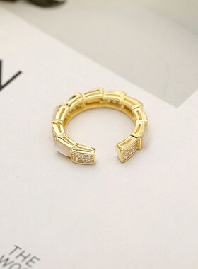 风猫眼石冷淡指环食指个性开口