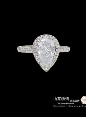 精致少女钻PT950锆石璀璨时尚镀