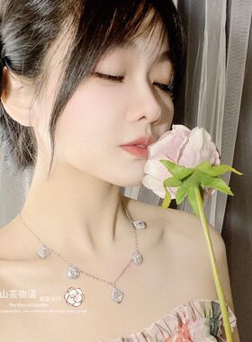 拉丝Camel女粉粉高级感项链工艺