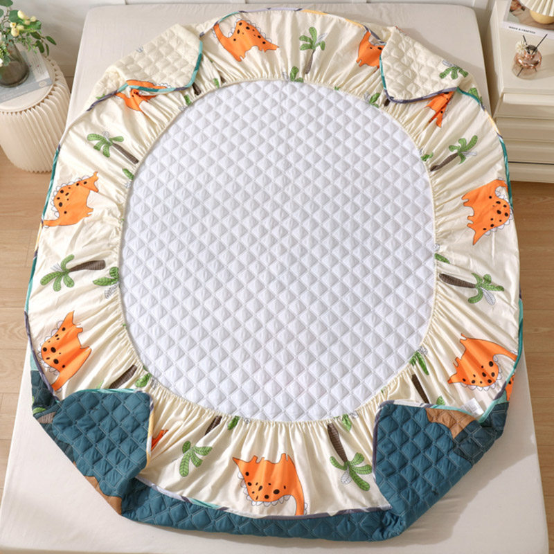 100全棉夹棉床笠单件加厚全包床垫 零帛家纺床笠