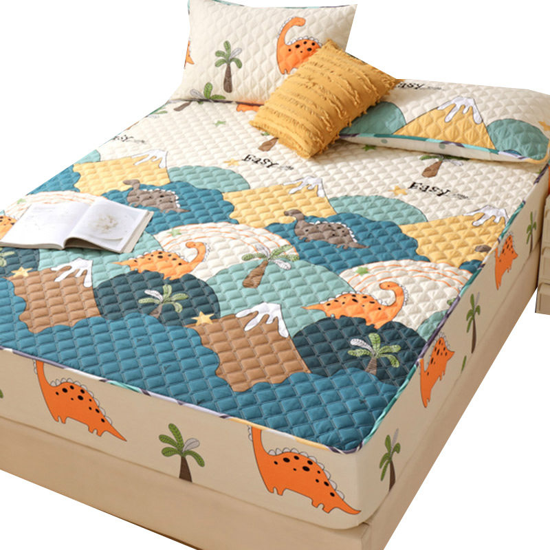 100全棉夹棉床笠单件加厚全包床垫 零帛家纺床笠