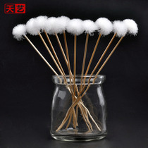 Sky Art Picking Ear Tool White Bamboo Handle Goose wool Rod Ear Drum Massage Ear Dig ear Ear Scoop 10 Root