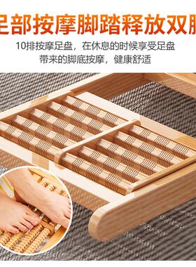 竹躺椅折叠椅子午休折叠家用老人椅午睡床成人休闲坐睡两用椅靠背