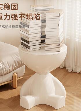 创意床头柜家用沙发边几置物架可移动卧室阳台迷你桌子小户型茶几
