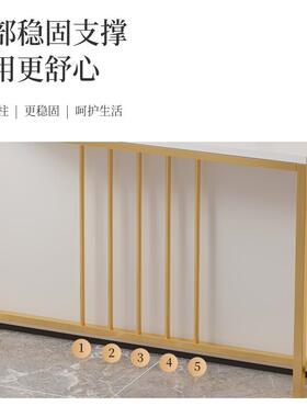 新中式门厅玄关桌条案走廊轻奢端景台入户窄靠墙极简风长条工作台