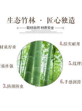 太师椅竹椅子靠背椅家用手工制作老竹凳子复古竹家具单人老中式