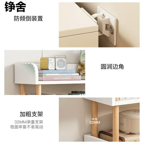 Простая книжная полка, коробочка для хранения, стенд, книжный шкаф для спальни, система хранения