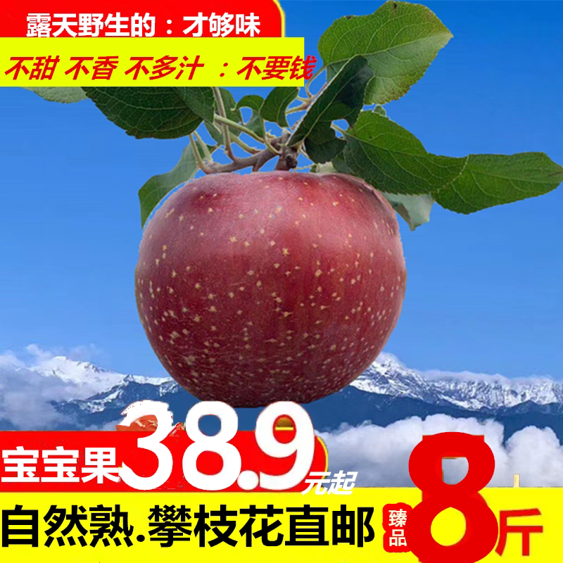 大凉山丑苹果新鲜当季红富士包邮非冻干阿克苏冰糖心盐源冬季水果