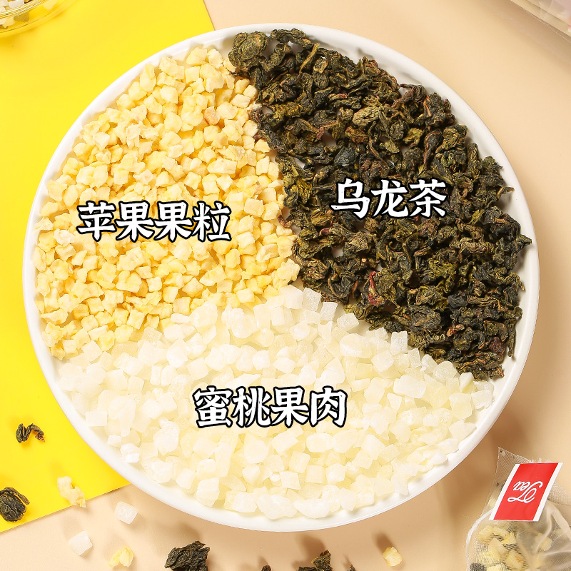 蜜桃乌龙茶水果茶茶包花果茶白桃奶茶店专用非茶里chal冷泡茶组合