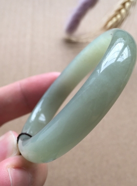 少女50天正品保真和田玉手镯