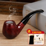 Douyun с твердым деревом дым с борьбой с деревянными корнями из чернокожие табак, старые модные табачные листь