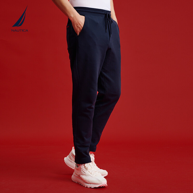NAUTICA/诺帝卡男装新年款全棉毛圈柔软透气运动卫裤KC5102,淘宝优惠券,粉丝福利购,淘宝优惠卷