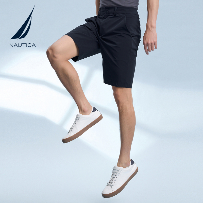 NAUTICA/诺帝卡男装夏季凉感西装式休闲时尚短裤BM3207