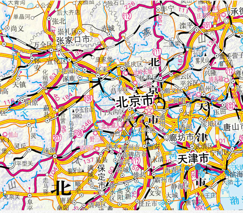 2024年中国交通全图1.5米x1.1m 高清中国交通图 自助游 自驾游 旅游地图 大尺寸超大折叠 拼接公路高铁铁路航空港口海运航运 - 图2