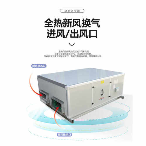 空气换气机吊顶式全热新风机组QXH-30热交换气吊装式机组厂家定制 - 图2